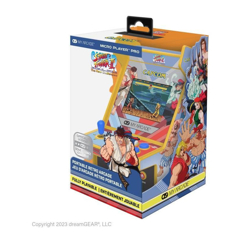 Micro Player PRO - Super Street Fighter II - Retrogaming game - 7cm Hi