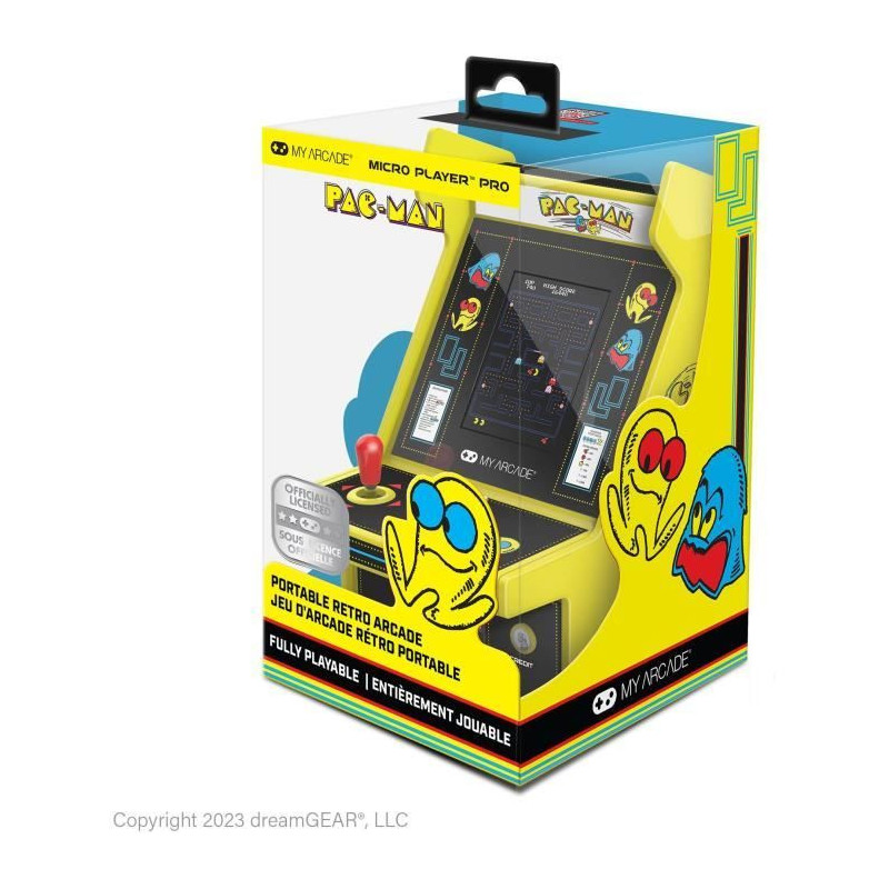 Micro Player PRO - Pac-Man - Retrogaming game - 7cm High Resolution Sc