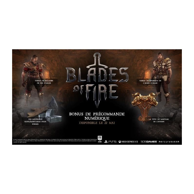 Video Game - 505 Games - Blades of Fire - Day One Edition - Action - P