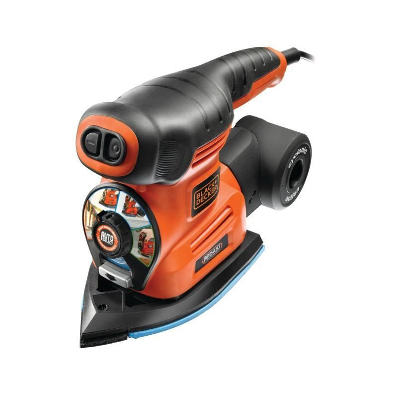BLACK & DECKER KA280K - 4 in 1 Multi-sander - 220 W - 230 V - Red and