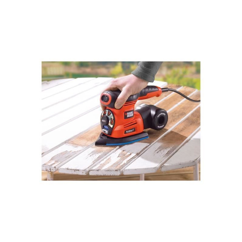 BLACK & DECKER KA280K - 4 in 1 Multi-sander - 220 W - 230 V - Red and