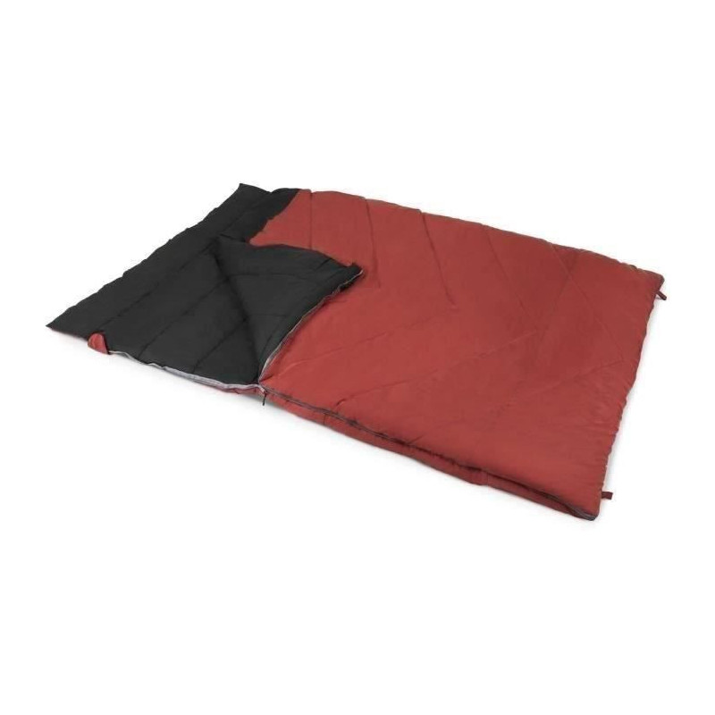 Sleeping bag - KAMPA - Lucerne 8 - 2 people - 2.25 mx 1.5 m - Red