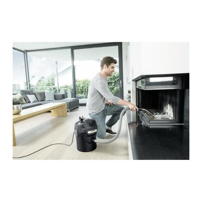Ash and dust vacuum cleaner Karcher AD 2 - Metal tank 14 L - 600W