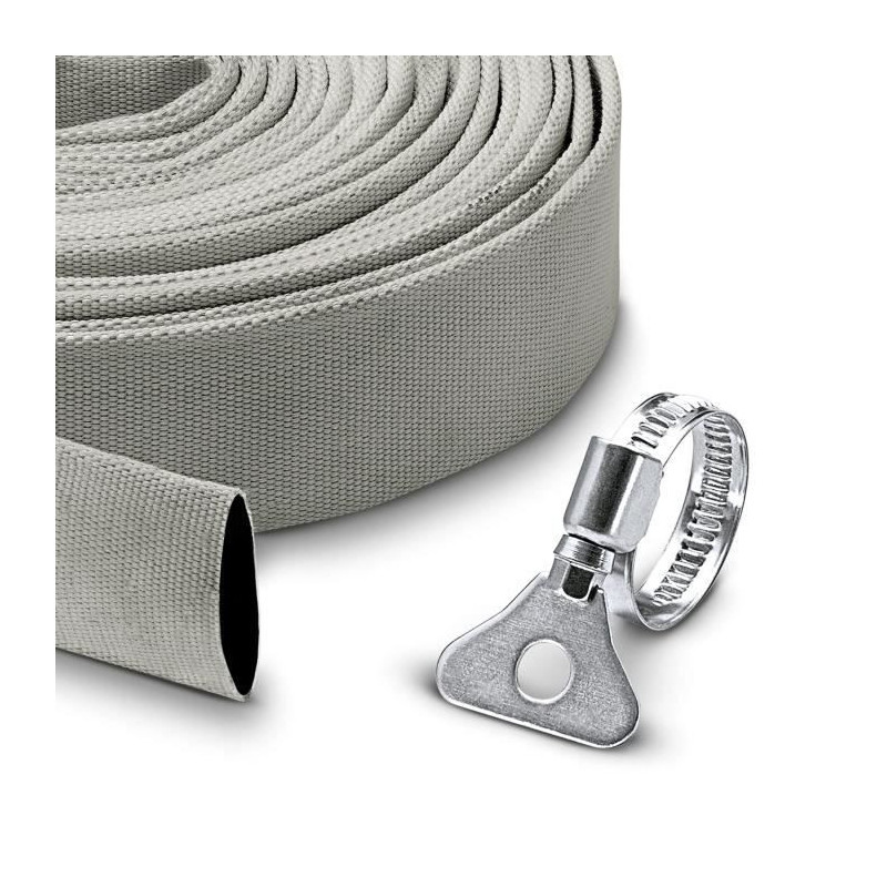 KARCHER Flat hose kit in textile - 10 mx Ø 1''1 / 4 (32 mm)