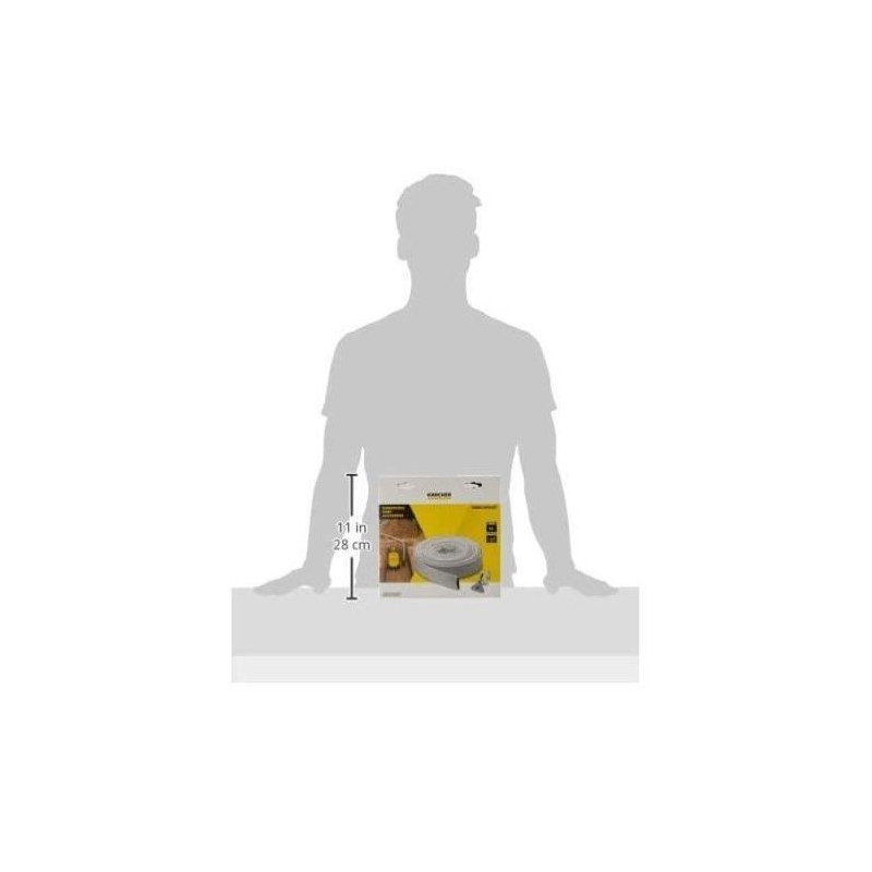KARCHER Flat hose kit in textile - 10 mx Ø 1''1 / 4 (32 mm)