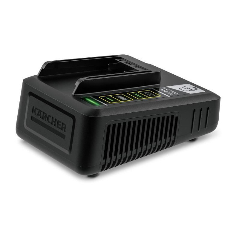 Fast charger for Kärcher 18V Power batteries 2.5 Ah and 5 Ah