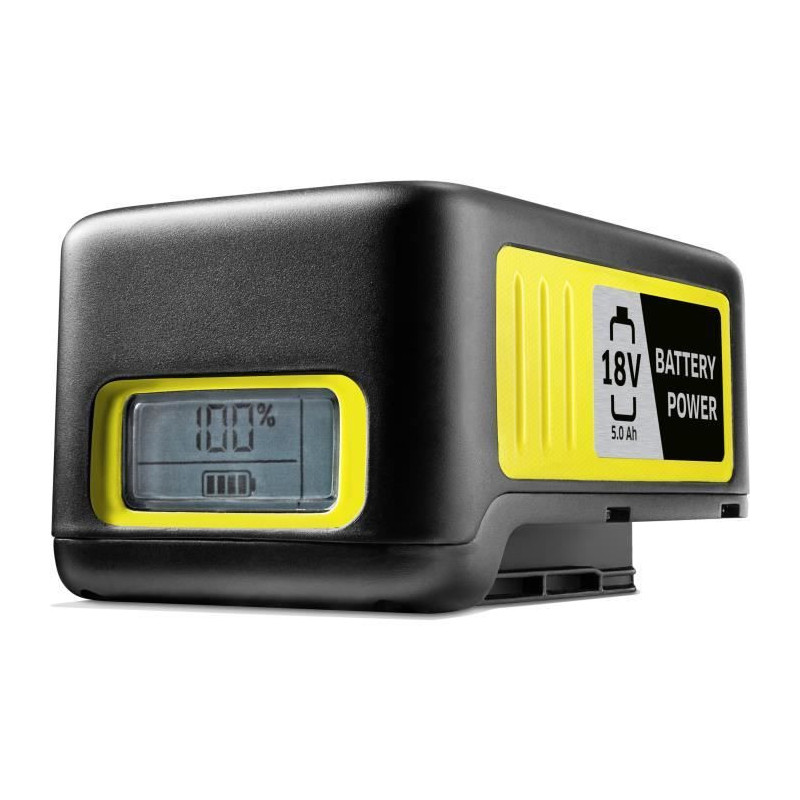 KARCHER Power 18V / 5 Ah battery - LCD screen - non-slip grips