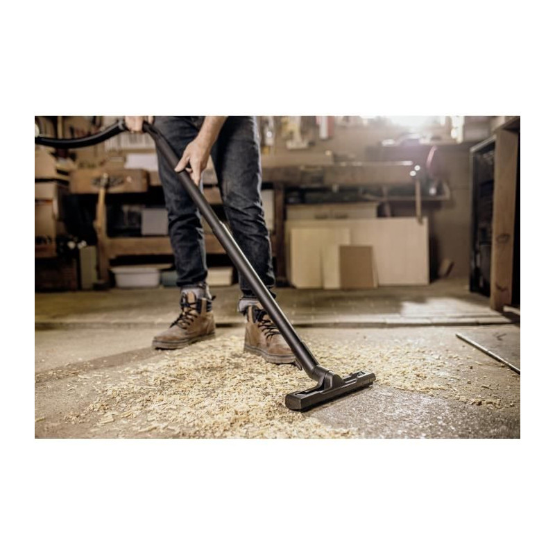 Karcher WD 3 S V -19/4/20 pushing vacuum cleaner - stainless steel tan