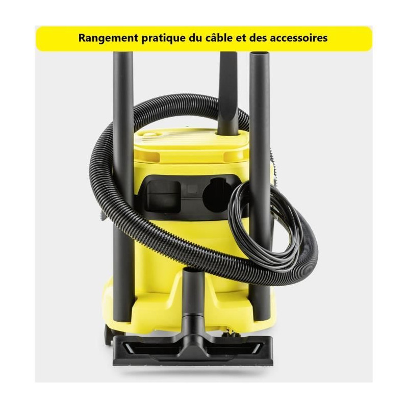 Wet and dry vacuum cleaner KARCHER WD 2 Plus V-15/4/18 C - Polypropyle