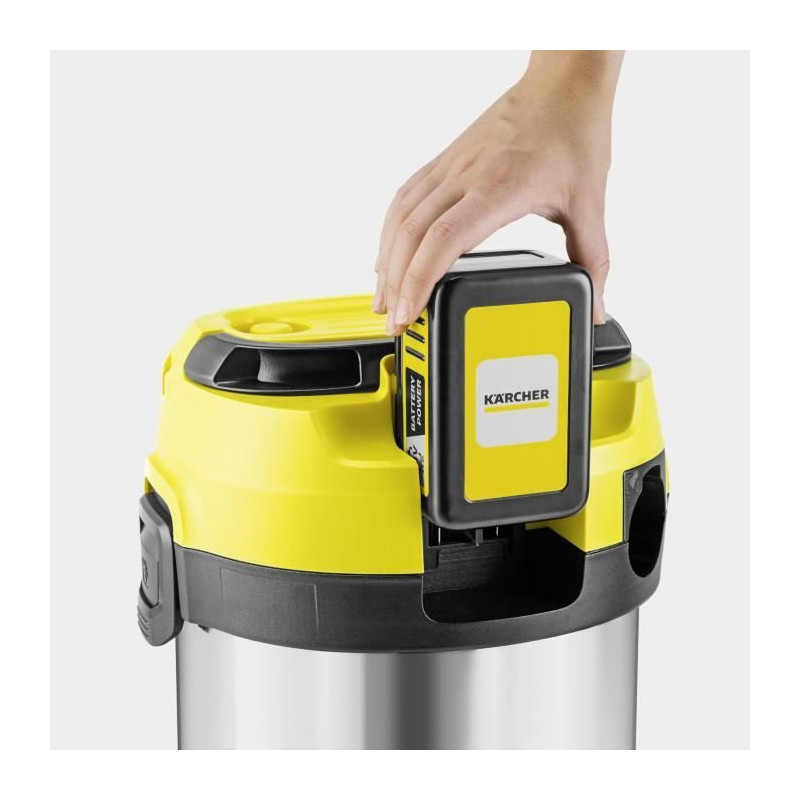 KARCHER WD 3-18 S V-17/20 cordless water and dust vacuum cleaner - Ste