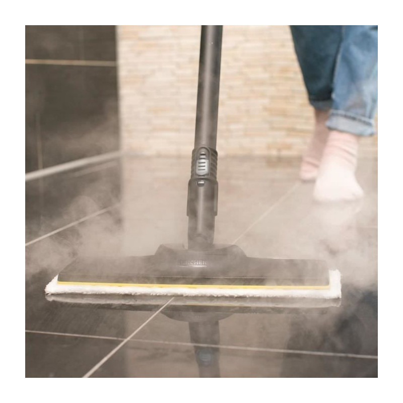 KARCHER - Kit of 2 abrasive microfiber mops for EasyFix floor nozzle (