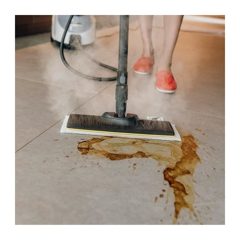 KARCHER - Kit of 2 abrasive microfiber mops for EasyFix floor nozzle (