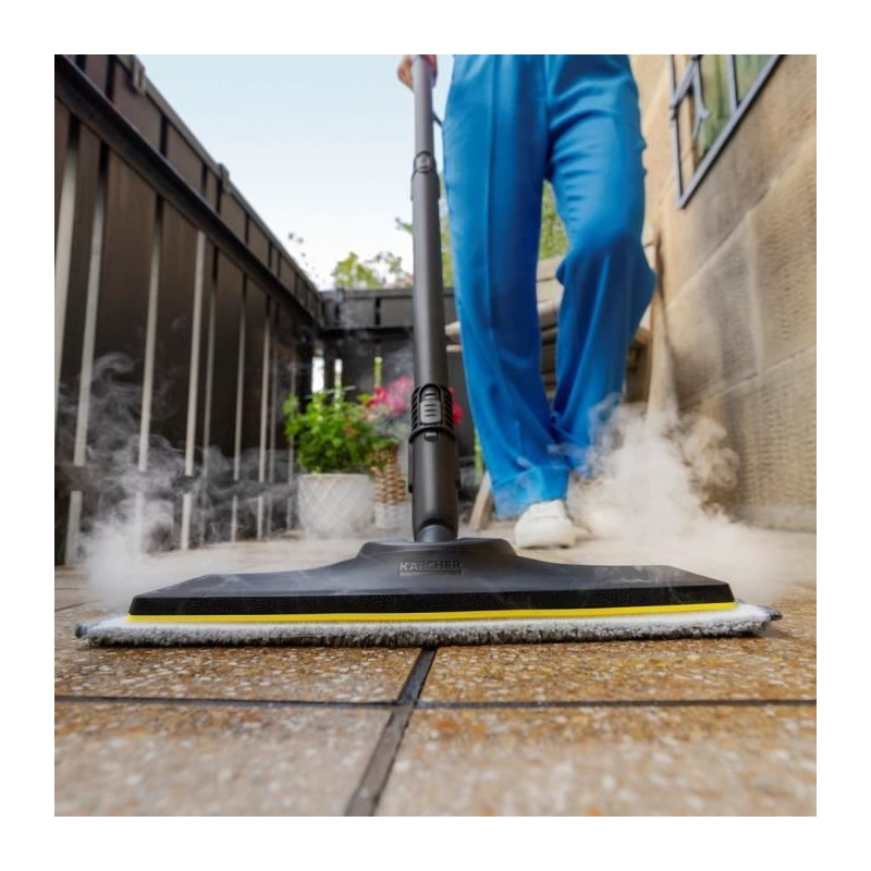 KARCHER - Kit of 2 abrasive microfiber mops for EasyFix floor nozzle (