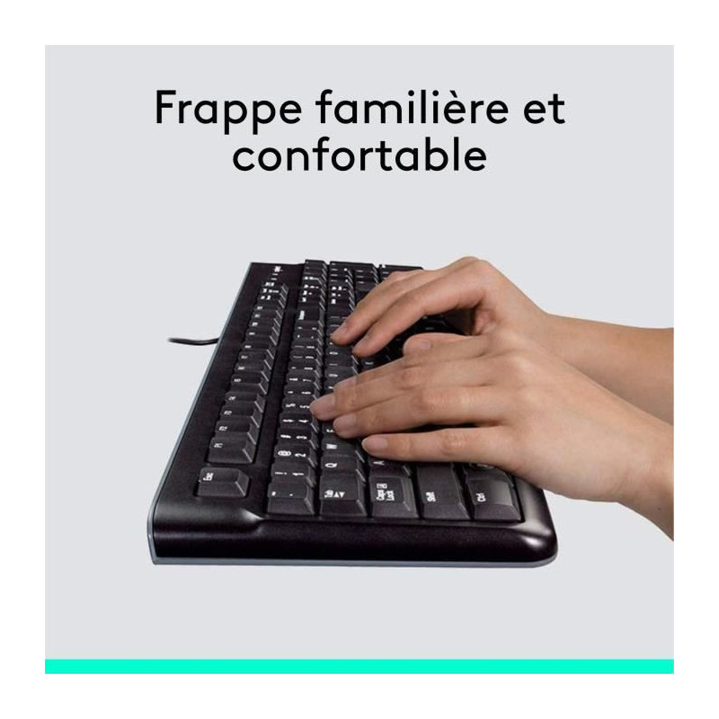 LOGITECH Wired Keyboard and Mouse Pack - MK120