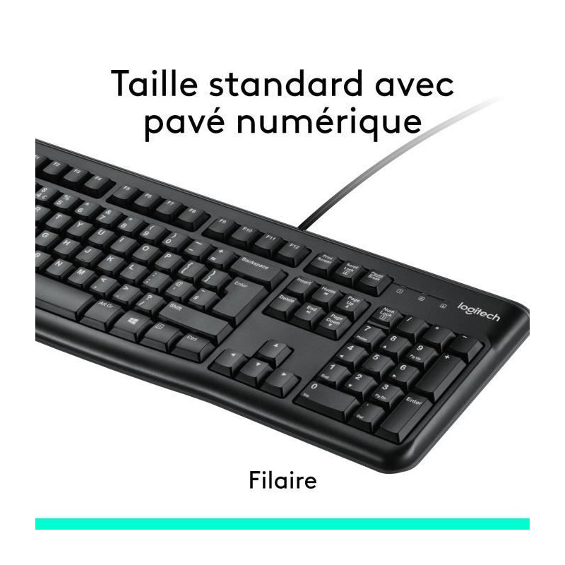 LOGITECH Wired Keyboard and Mouse Pack - MK120