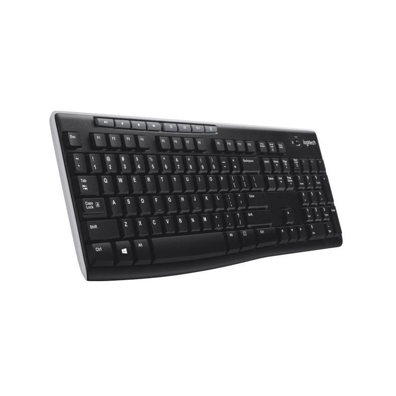 LOGITECH K270 Wireless Keyboard - Azerty - PC / Mac - Black