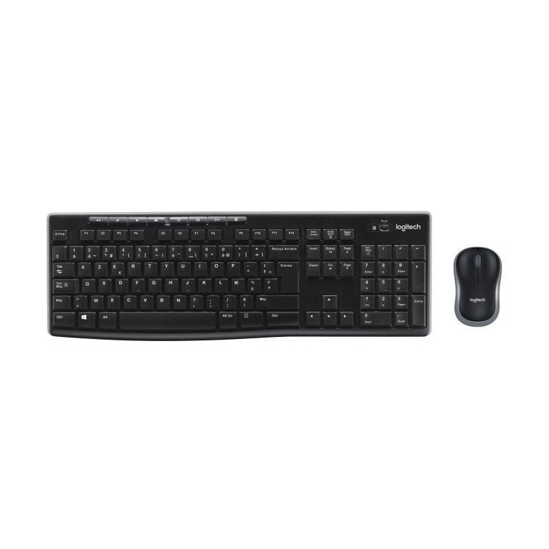 LOGITECH MK270 Mouse Keyboard Kit - Wireless - QWERTY