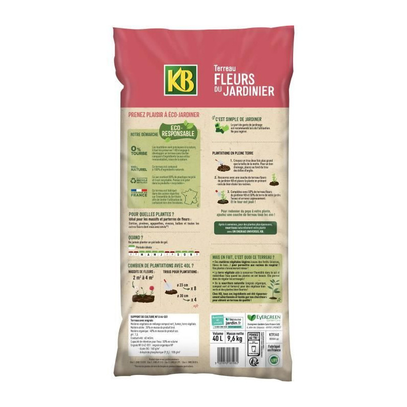 KB - Terms for Flowers of the Gardener UAB 40L