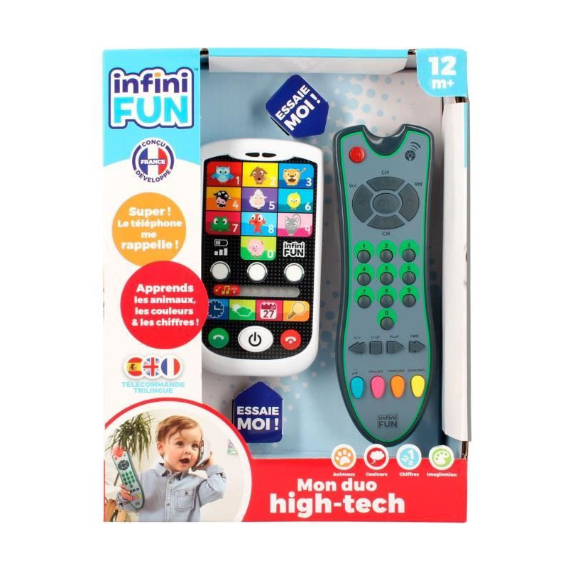 Phone and Remote Control - KD - My High-Tech Duo - Learning animals, n