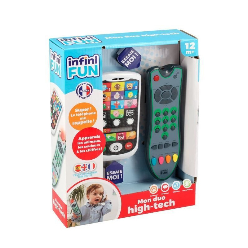 Phone and Remote Control - KD - My High-Tech Duo - Learning animals, n
