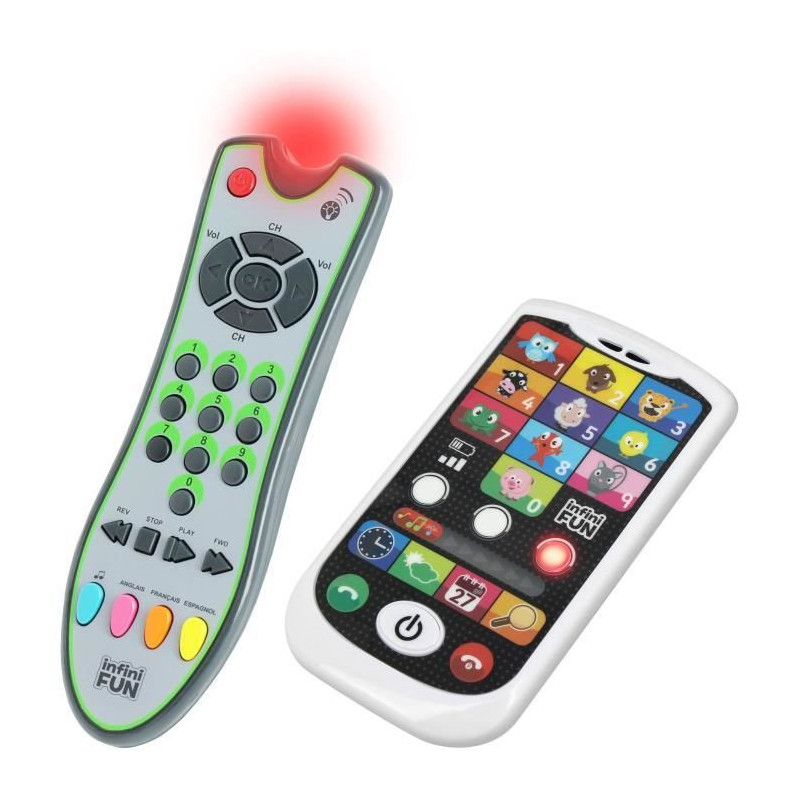 Phone and Remote Control - KD - My High-Tech Duo - Learning animals, n