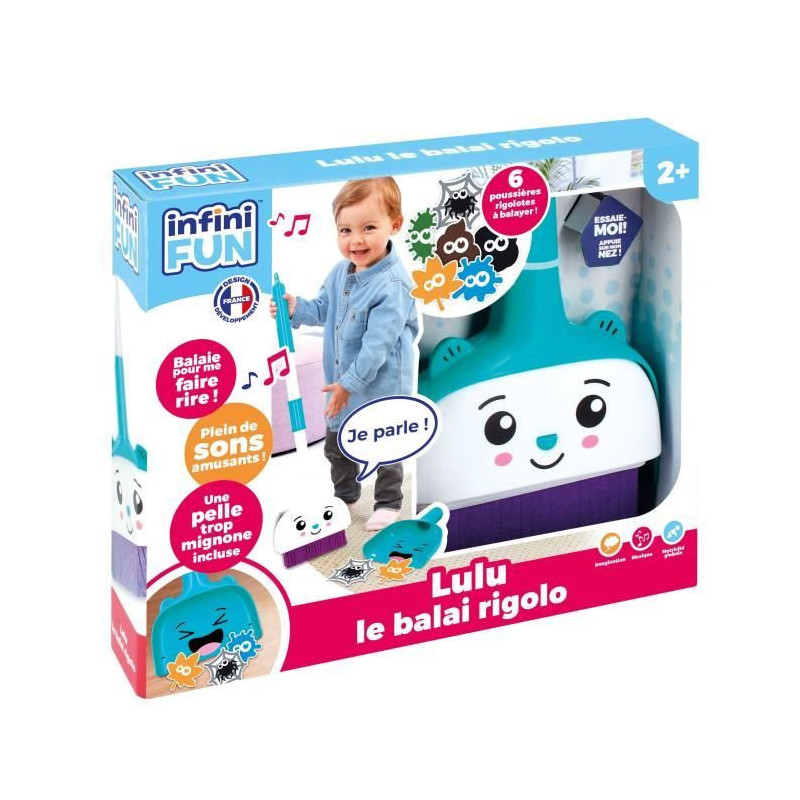 Toy Broom - KD - Lulu the Funny Broom - Talks like magic while sweepin