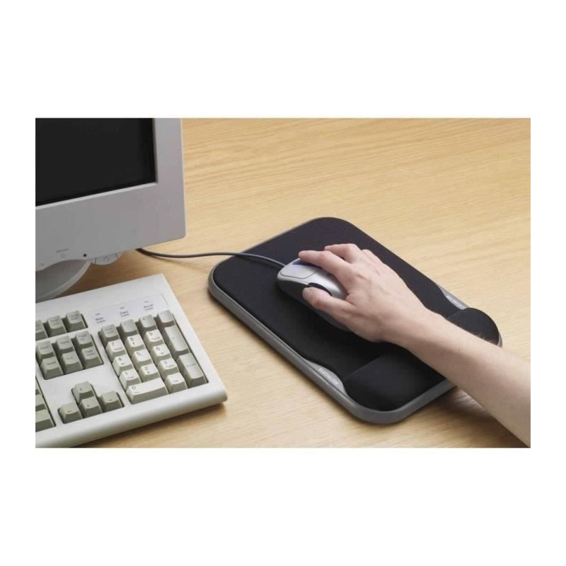 Kensington Gel Mouse Pad - Adjustable Height - Black