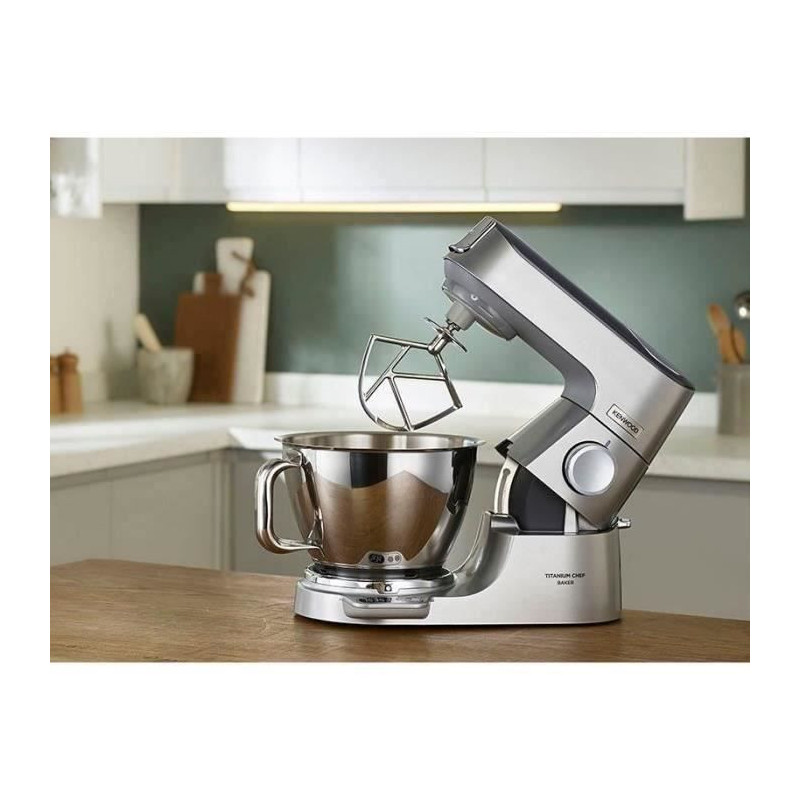 Kenwood KVC85.124.SI - Titanium chef Baker Pastry Chef - 2 stainless s