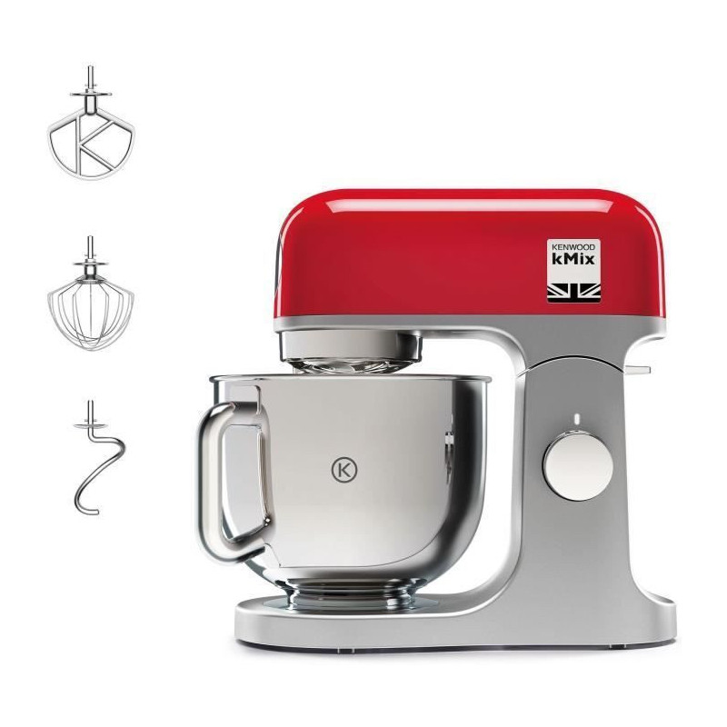 KENWOOD KMX750RD Pastry Chef - 1000 W - 5 L - Red