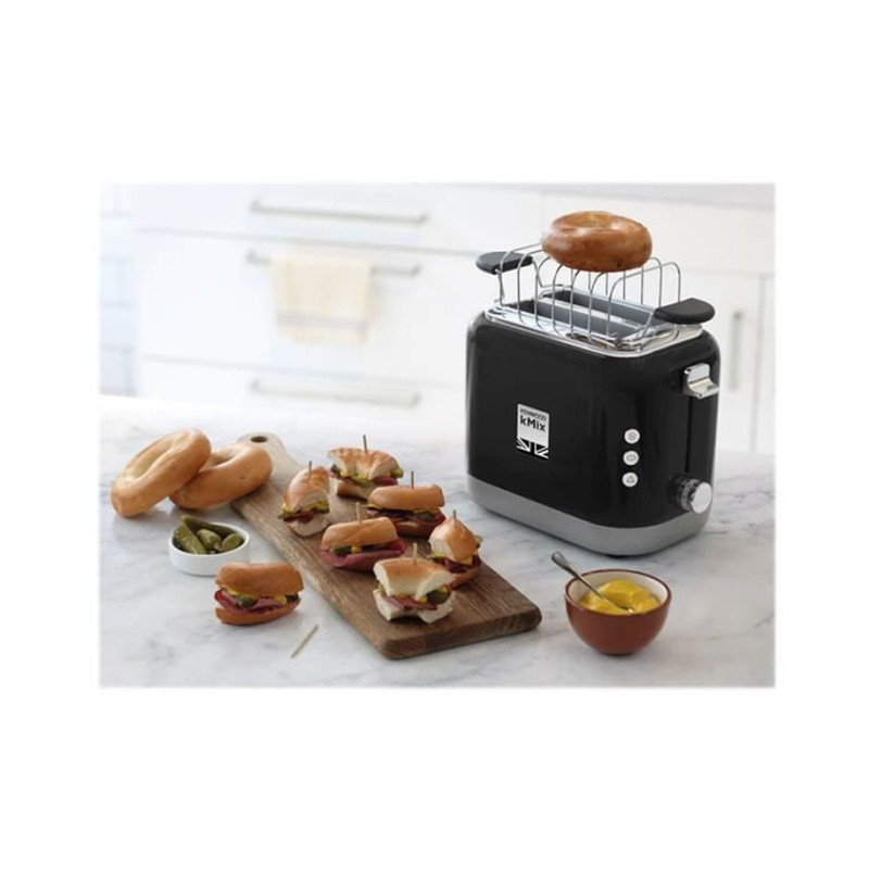 Kenwood TCX751BK Grillle -Pain Kmix - 2 slots - 900 W - Black