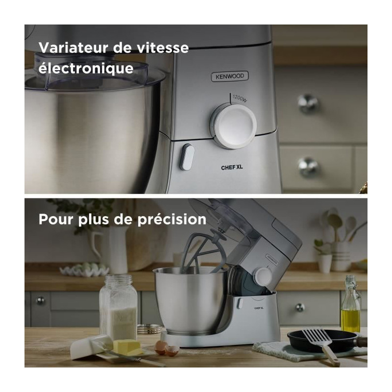 Chef XL 6.7L Blender Pastry Chef + Metal Metal - Kenwood KVL4170S - Si