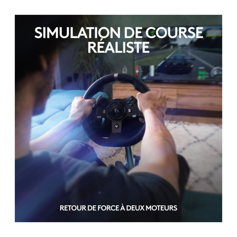 LOGITECH G920 Driving Force Racing Wheel - Xbox One and PC