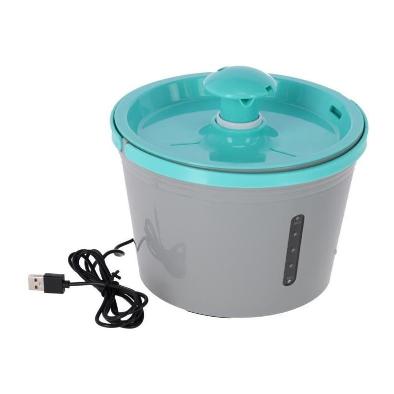 KERBL - Water fountain - for fountain 80557 - 1.6 l - Grey/blue