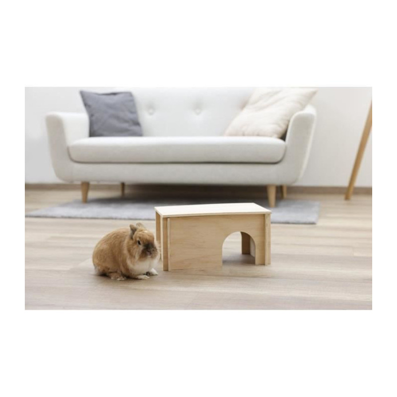 Rodent Shelter - Kerbl - Beige - Removable Roof - Easy Assembly - For