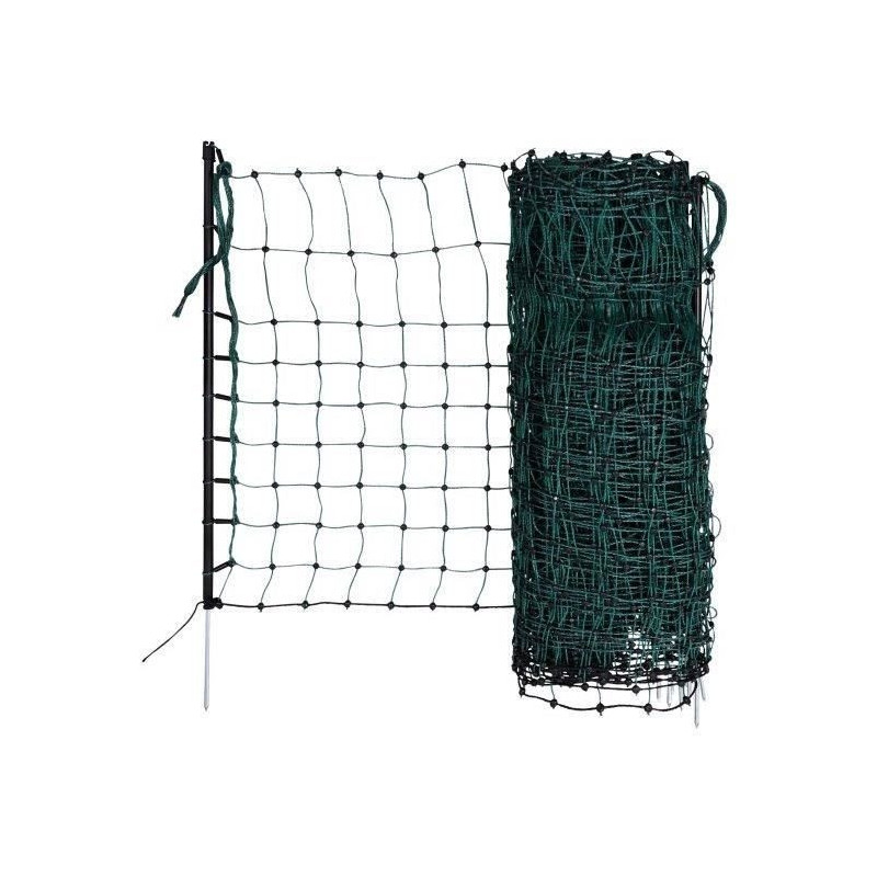 RabbitNet - KERBL - 25 m - 65 cm - Double tip - Green