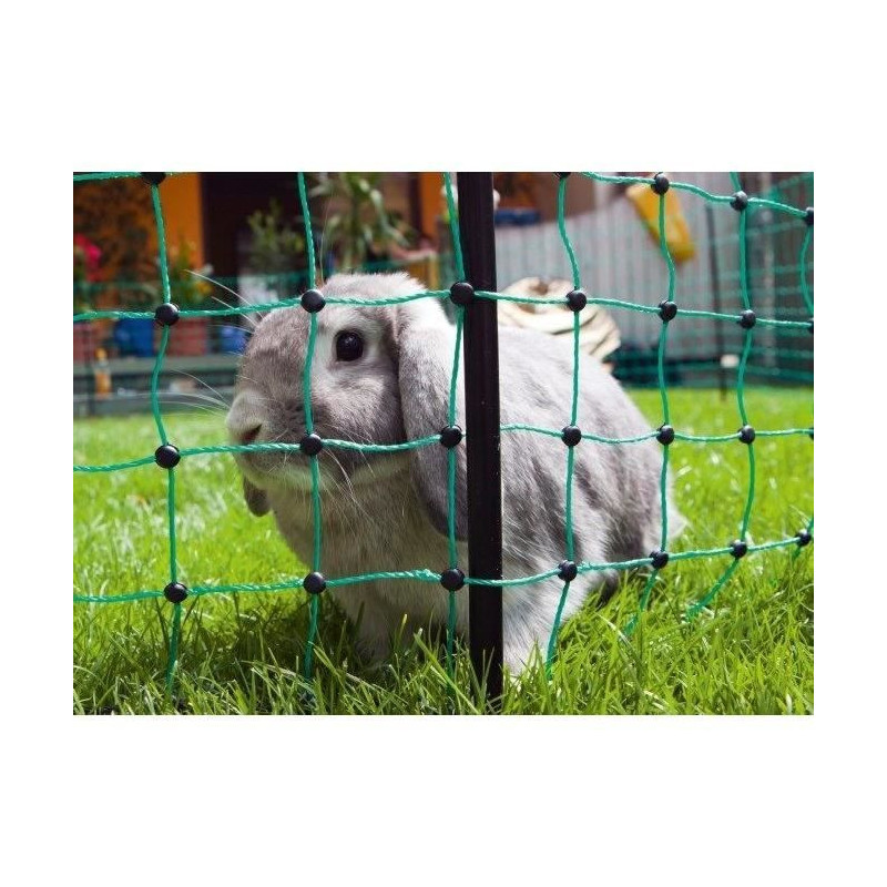 RabbitNet - KERBL - 25 m - 65 cm - Double tip - Green