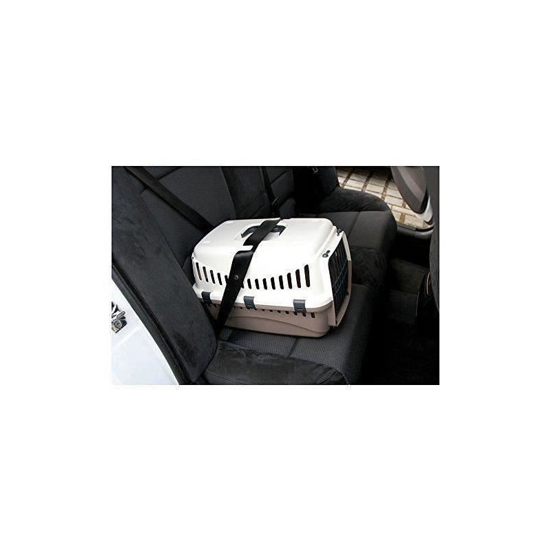 Expedion transport box - cream/burgundy 48x32x32cm