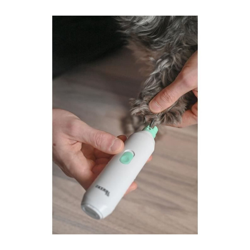 KERBL nail grinder - 15.5 x 3.5 x 2.5 cm - White - For dogs, cats and