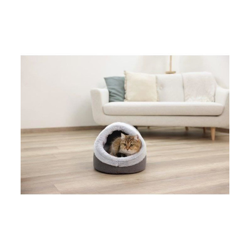 Igloo for cats - KERBL - JANA - 35 x 41 x 30 cm - Gray