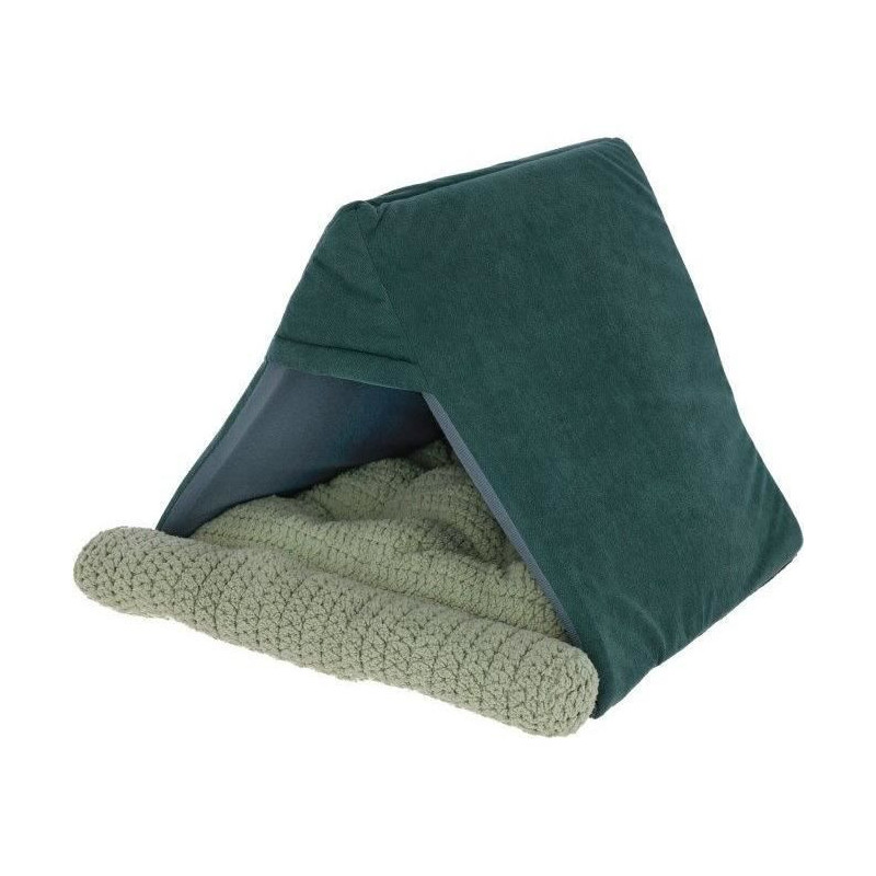 Cat bed - KERBL - ANNE - 45 x 40 x 34 cm - Green