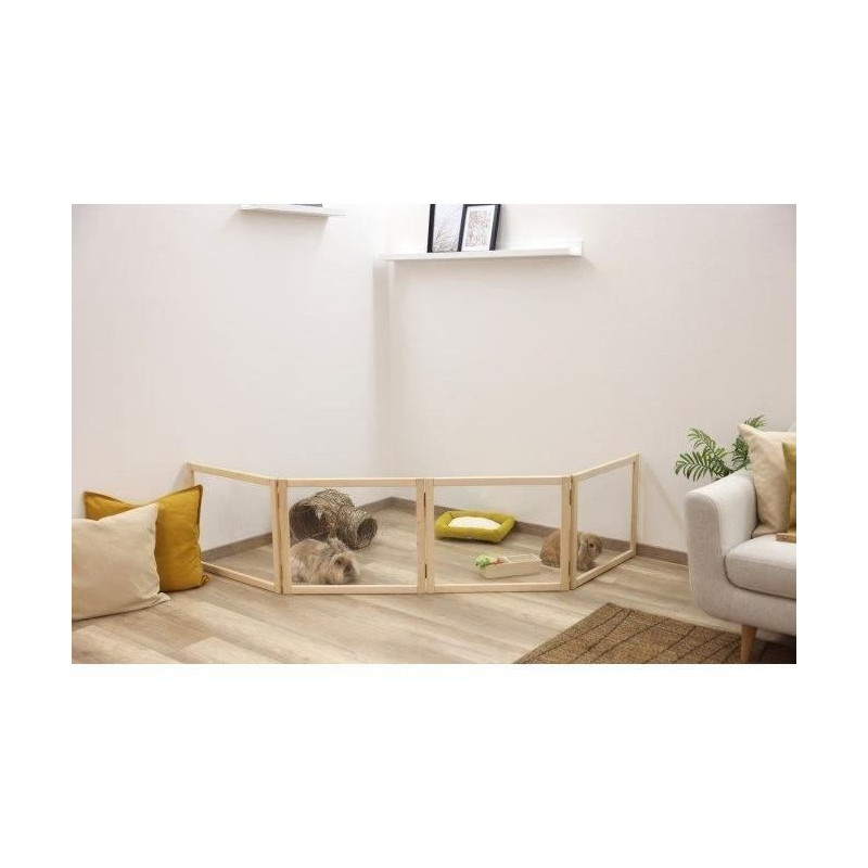 Partition for indoor enclosure - KERBL - Small animals - Plexiglas