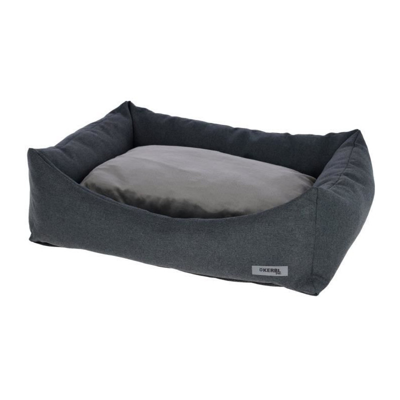 KERBL - Memory foam basket - Platin Ortho - Grey - 80 x 60 x 25 cm