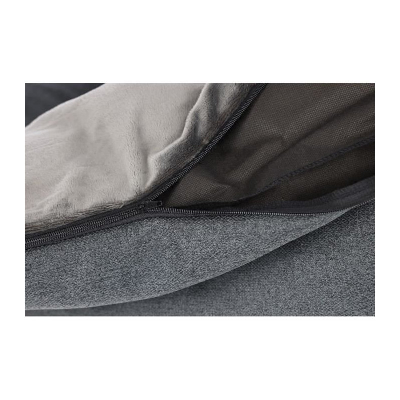KERBL - Memory foam basket - Platin Ortho - Grey - 80 x 60 x 25 cm