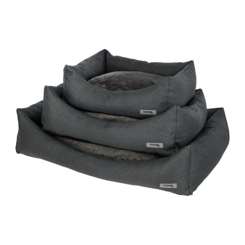 KERBL - Memory foam basket - Platin Ortho - Grey - 80 x 60 x 25 cm