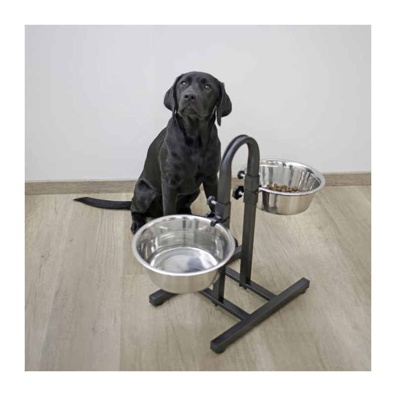 KERBL Bar feeding with bowls for dogs - 2x2800ml