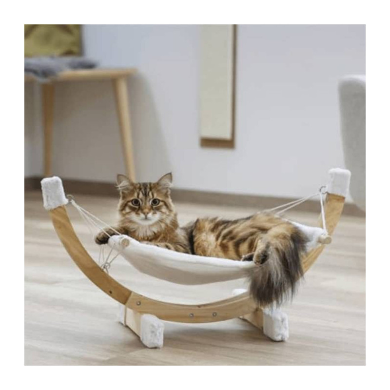 White Siesta Hammock For Cat