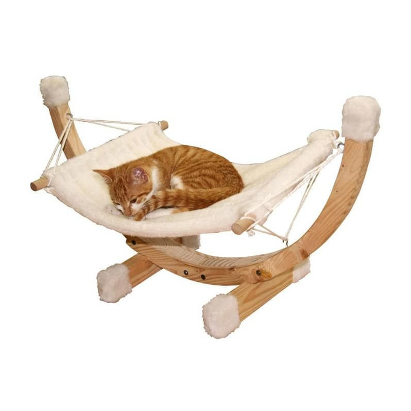 White Siesta Hammock For Cat