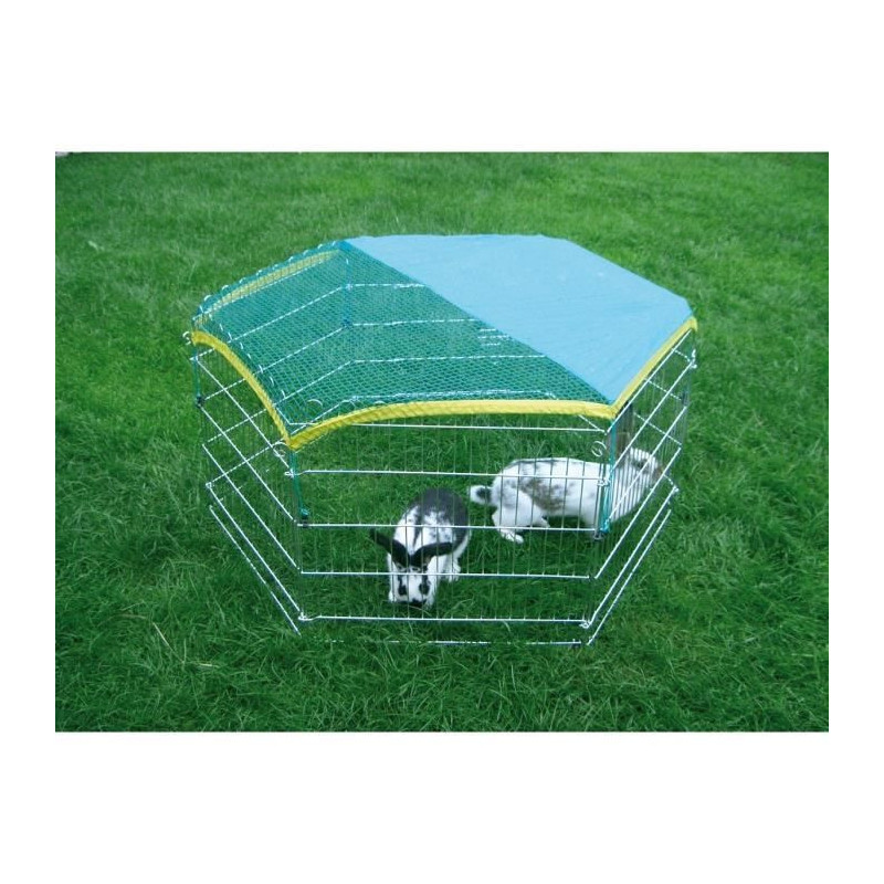 KERBL Galvanized outdoor enclosure with gate for rodents
