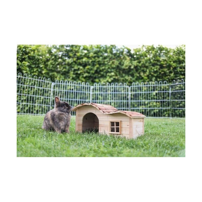 Kerbl Rodent House with Curved Roof Nature 40x25x25 cm