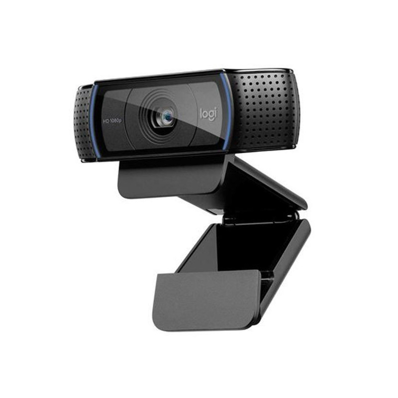 LOGITECH Webcam HD Pro C920 Refresh - Built-in Microphone - Ideal Face